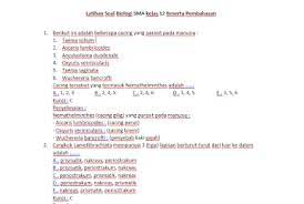 Contoh file soal uts lengkap kelas 1 6 sdmi semua mata pelajaran 20162017 berikut ini adalah kumpulan dari berbagi sumber tentang contoh soal hots biologi sma kelas xii yang bisa gunakan untuk bank soaldownloadsd dan diunduh secara gratis dengan menekan tombol download biru. Contoh Soal Biologi Kelas 12 Dan Pembahasan Jawabanku Id