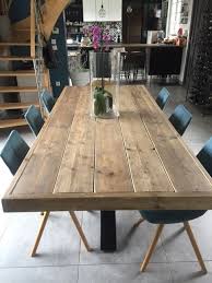 Tables à manger design, qualité de fabrication et prix attractif. Table Bois D Echafaudage Pays Bois Table Bois Salle A Manger Bois Table Salle A Manger