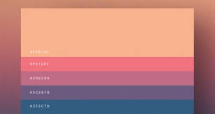 Demo of the color palette generator. 36 Beautiful Color Palettes For Your Next Design Project