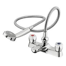 Armitage Shanks Sandringham 21 Surface Mounted Bath Shower Mixer Bathroom Tap Bath Taps Screwfix Com