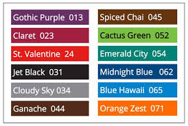 Stazon Midi Ink Pad Color Chart Ink Blue Hawaii Ink Pads