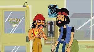 Chong and his companions appeared to be the avatar world's version of hippies. Cheech Chong S Animated Movie Interview Youtube