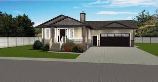 Plan 2016995 A Great Open Concept Bungalow With A 2 Car Attached Garage On The Side The Garage Has A Smaller 9 X8 Door In Bungalow House Styles House Plans