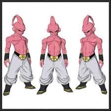 Majin buu uses his move against super saiyan 3 goku while being punched in the chest. Dragon Ball Z Majin Buu Forms