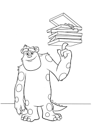 Decorate your design online with the interactive coloring machine or print to color at home. Monster Inc Coloring Pages Mike Sally And Other Monsters