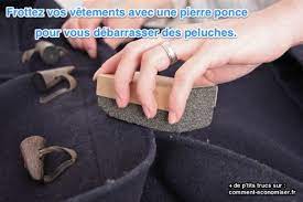 Comment enlever éviter bouloches peluches ? Utilisez Une Pierre Ponce Pour Retirer Les Peluches D Un Vetement