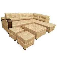 Lowest price of the summer season! Modern Cotton L Shape Modular Sofa Set Tight Back Warranty 5 Year Rs 22000 Set Id 22033613755