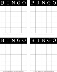 Printable blank bingo cards template 4 x 4. Bingo Card Template Template Free Download Speedy Template