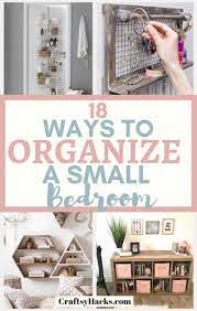 40 Ways To Organize A Small Bedroom Small Bedroom Organization Bedroom Organization Closet Small Room Organization