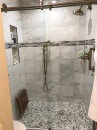 Shower Asian Statuary Marble Glass Tile Accent Schluter Edging Teak Shower Seat Hand Shower Accents In B Teak Shower Seat Glass Tile Accent Teak Shower