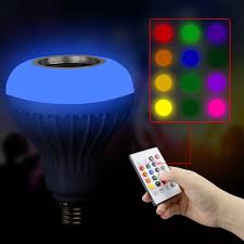 Oyep Music Light Bulb Led Light Bulb With Bluetooth Speaker Rgb Light Bulb E27 Built In Audio Speaker With Remote Control For Home Stage Party Decoration Led Lights Speaker Wireless Speakers Bluetooth