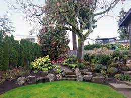 Plantings Sublime Garden Design Landscape Design Landscape Architecture Serving Seattle Sloped Garden Landscaping With Rocks Backyard Retaining Walls
