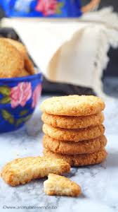 Eggless Coconut Cookies Recipe Indian Style Crispy Coconut Biscuits Recipe Coconut Cookies Recipes Cookies Recipes Indian Coconut Biscuits