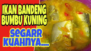 Resep ikan bandeng kemangi enak dan sederhana. Ikan Bandeng Bumbu Kuning Seger Banget Kuahnya Youtube