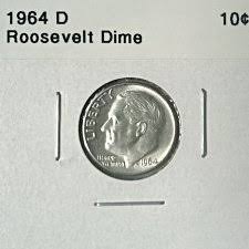 1964 D Roosevelt Silver Dime Coin Value Prices Photos Info