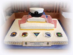 Military retirement parties military party retirement celebration military spouse retirement gifts retirement ideas military ball military life military crafts. Retirement Cake For A Us Navy Master Chief There Was Supposed To Be A Ships Wheel With The Navy Emblem In Center Of It But It Broke Durin Cakecentral Com