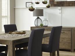 Focus On Furniture S Lexington Dining Table And Buffet With Nevada Dining Chairs In Charcoal Linen Shop The Look At W Furniture Value Furniture Lounge Suites