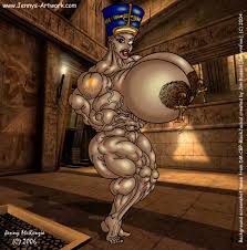 Nefertiti nude