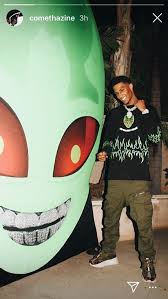 Comethazine Dark Green Aesthetic Neon Aesthetic Rapper Style