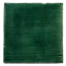 Sample of onda forest green subway tile. New Terracotta Forest Green Basic Colour Tile Edinburgh Tile Studio