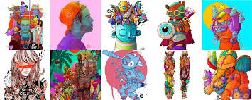 Ten Hundred Is Creating Murals Paintings Clothing And Design Patreon Graffiti Illustration Mural Graffiti