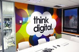 Pin By Roger On Office Interior Office Wall Design Office Wall Graphics Office Interior Design