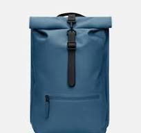 Rains Roll-top rugzak 15 inch metallic grey | 017971-Grijs