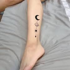 Here we have a small moon, sun and star design that is tattooed on the inside of the finger. My Sun Moon And Stars Tattoo