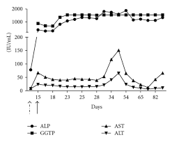 Elevation Of Ast Alt Ggtp And Alp Following Nafcillin