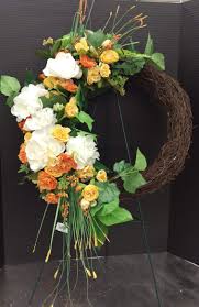 Spring By Randi Sheldon At Michaels 1600 Funeral Flower Arrangements Funeral Flowers Summer Wreath