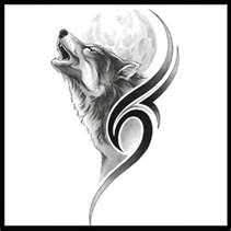 Wolf Tattoo Meaning Pin Wolf Tattoos Tattoo Meaning And Ideas Designs On Pinterest Tribal Wolf Tattoo Howling Wolf Tattoo Wolf Tattoos