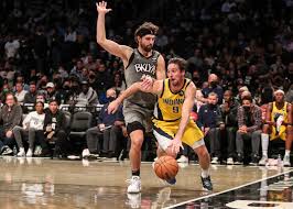 03.01.2022 · nets guard kyrie irving is expected to make his season debut wednesday against the pacers, according to the athletic's shams charania. Pacers Vs Nets Pacers Up 16 Down 14 Tie Score Then Lose Again On Road