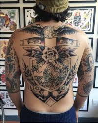 1.5 eagle + globe + anchor tattoo. 50 Meaningful Anchor Tattoos For Guys 2020 Traditional Black Designs