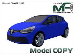 Renault Clio Gt 2019 3d Model Model Copy Renault Clio Renault Clio