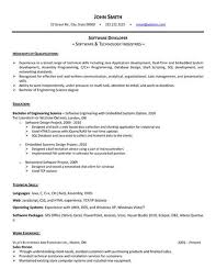 Sample Resume Preparation Software Developer Resume Sample Amp Template 777 Student Softwar