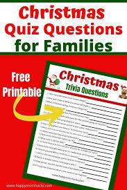 Christmas trivia questions and answers printable: 9r1 6eghkani2m