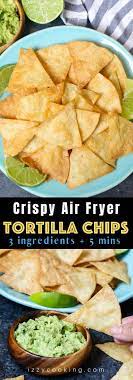 Crispy Air Fryer Tortilla Chips Recipe Air Fryer Recipes Healthy Air Fryer Healthy Air Fryer Dinner Recipes