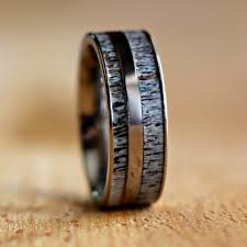 Deer Antler Ring Titanium Wedding Band Men S Wedding Etsy In 2020 Antler Wedding Rings Mens Wedding Bands Titanium Wedding Band