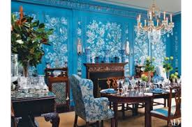 I encouraged my client to frame this beautiful poster art by local artist, david arms (remember his home tour ?) for the entry area adjacent to the dining area. 30 Rooms That Showcase Blue And White Decor Architectural Digest