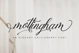 This new font family includes a caps and script. Mottingham Elegant Calligraphy Typeface 176778 Script Font Bundles