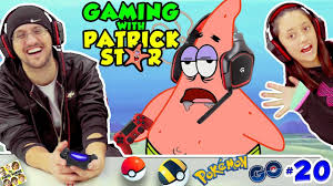 Gaming W Patrick Star Funniest Fgteev Video Pokemon Go Jokes 20 Gen Pokemon Patrick Star Pokemon Go