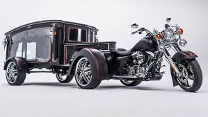 Simpson Family Funeral Homes Acquires One Of A Kind Motorcycle Hearse From Industry Leading Tombstone Hearse Trike Hearse Funeral Home Funeral