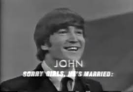 John Lennon being introduced