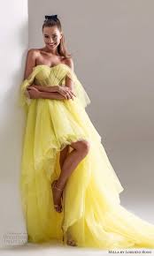Milla By Lorenzo Rossi Special Occasion Dresses Wedding Inspirasi In 2020 Fashion Show Dresses Yellow Wedding Dress Yellow Bridesmaid Dresses