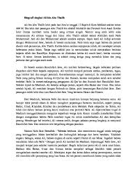 Sebagai seorang tokoh yang begitu signifikan dalam sejarah islam, eloklah jika kita mengetahui beberapa perkara tentang puteri rasulullah yang terkenal dengan gelaran. Doc Biografi Singkat Ali Bin Abu Thalib Ratnasari Tyas Academia Edu