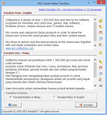 Unlike other free translator sites, it offers free text to speech with an option of downloading audio in source and target languages. Free English Malay Translator Download Free With Screenshots And Review