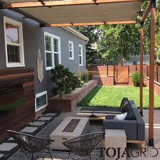 Wall Mount Pergola Kit With Shade Sail For 4x4 Wood Posts Backyard Renovations Wall Mounted Pergola Patio