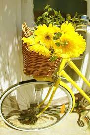 ellenzee vintage gelb gelbe blumen sonnenblumen