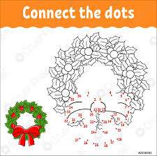 Son dibujos de navidad para niños bonitos y divertidos, entre los que no pueden faltar los árboles de. Punto A Punto Juego Dibujar Una Linea Corona De Vector De Stock Crushpixel