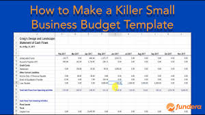 Our Killer Small Business Budget Template Will Save You Time And Money 2019 Youtube